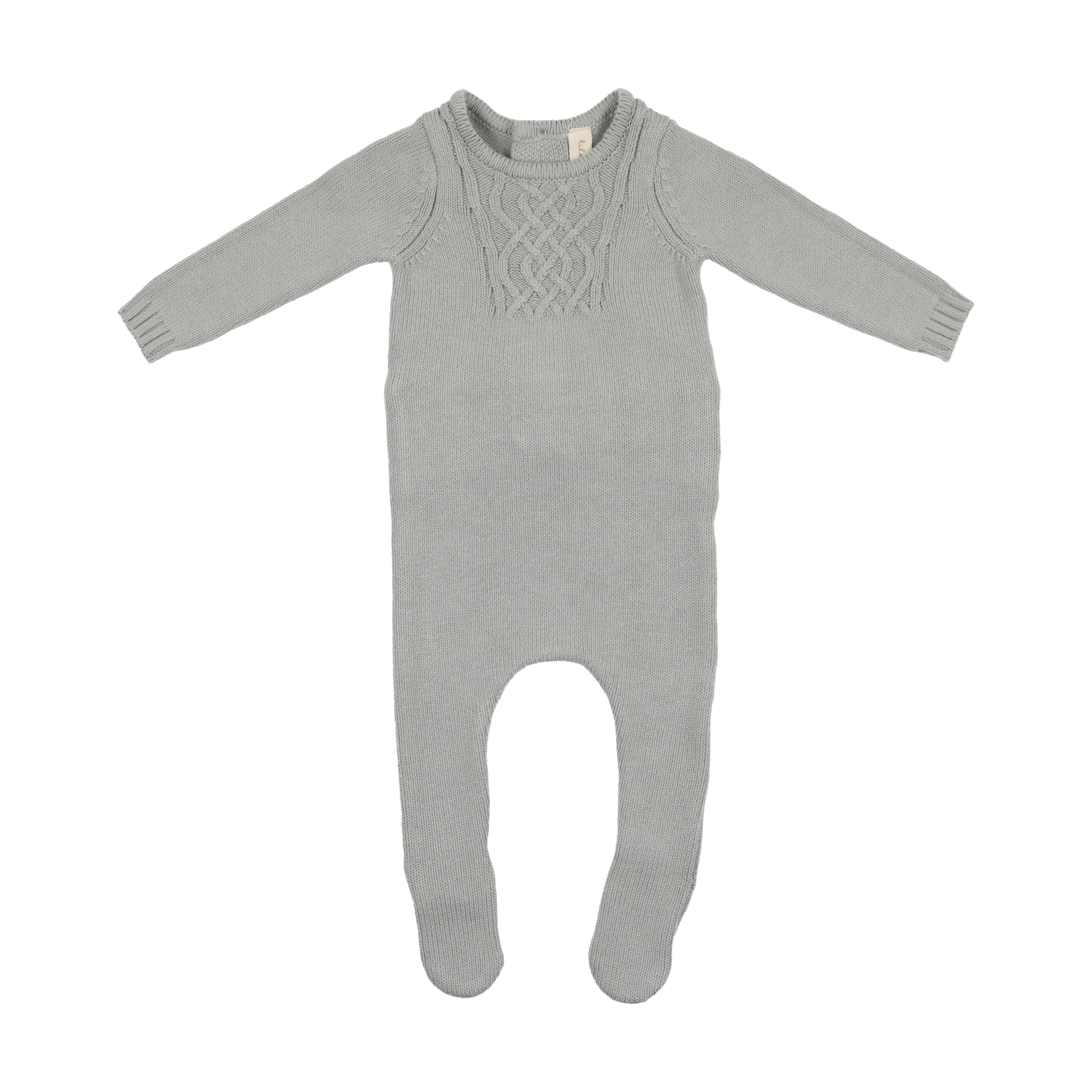 Bib Style Knit Footie