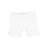 Basic Biker Shorts - Pure White