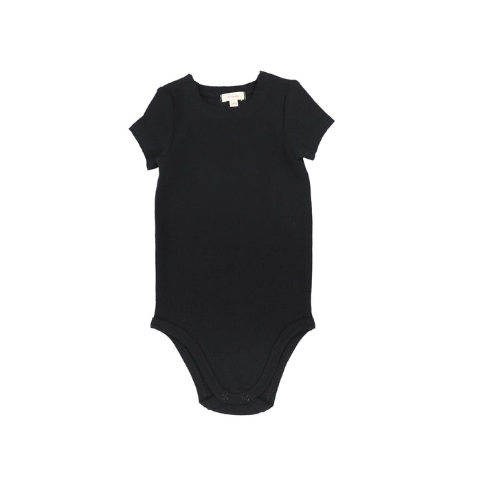 Basic Ribbed Short Sleeve Onesie