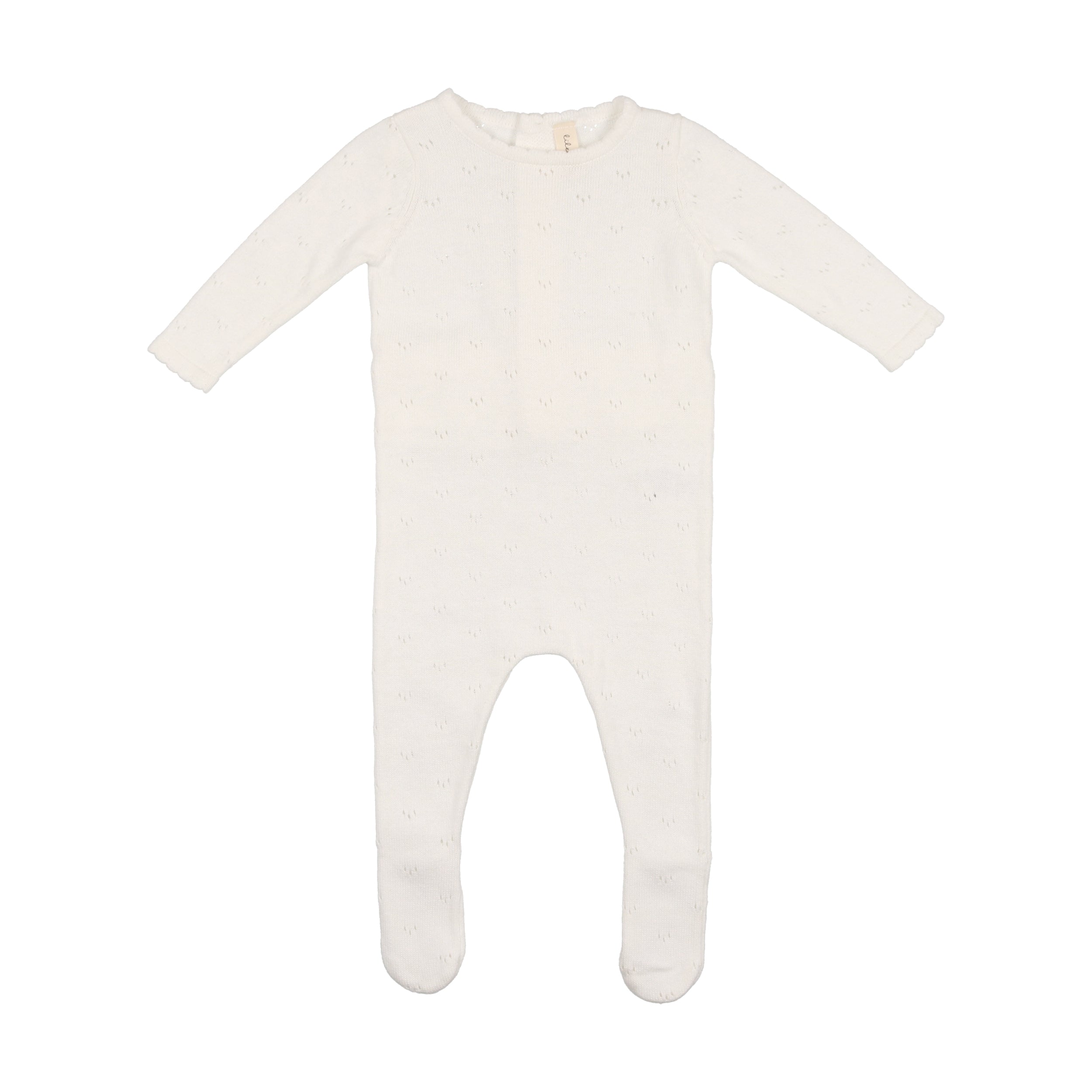 SS22 Pointelle Knit Footie
