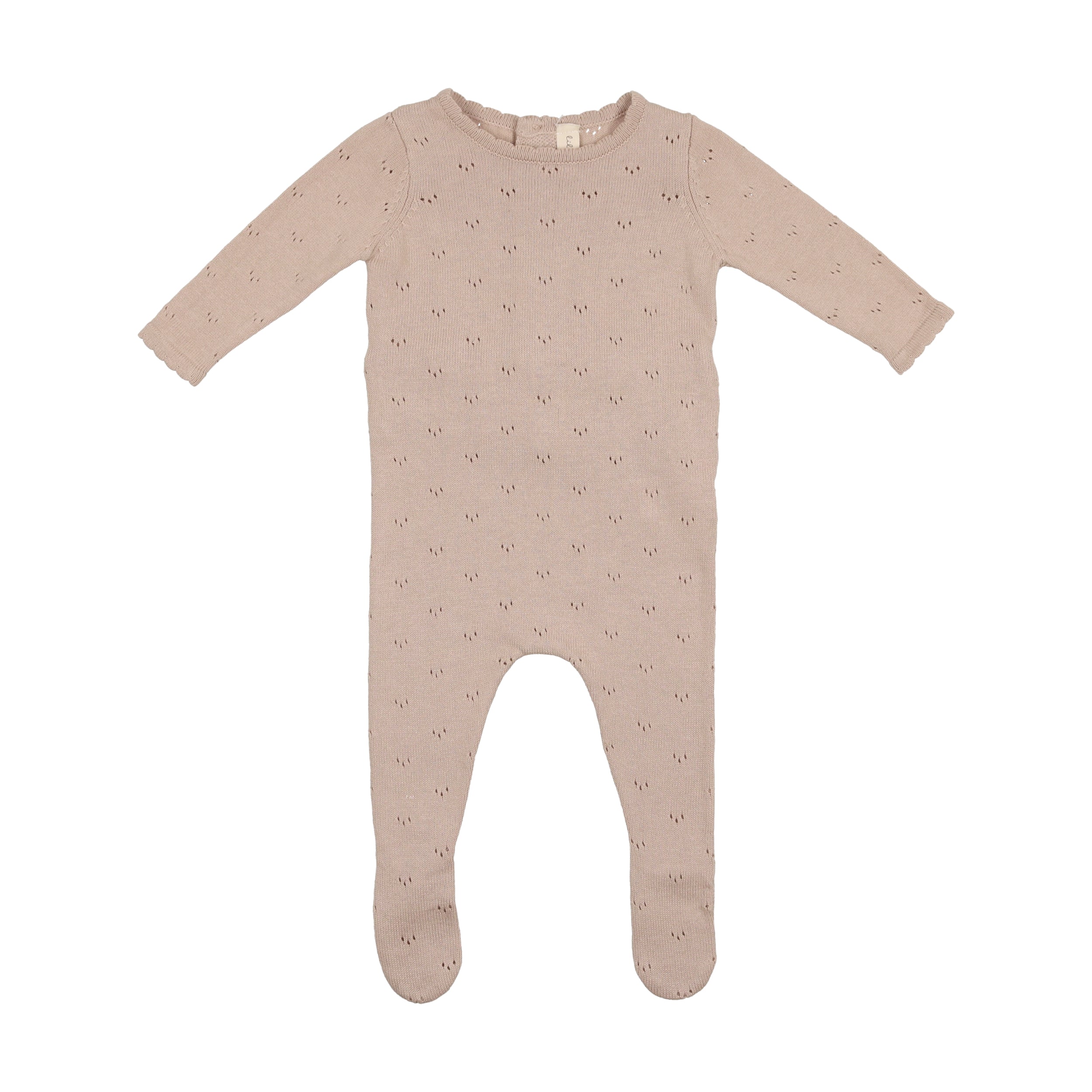 SS22 Pointelle Knit Footie