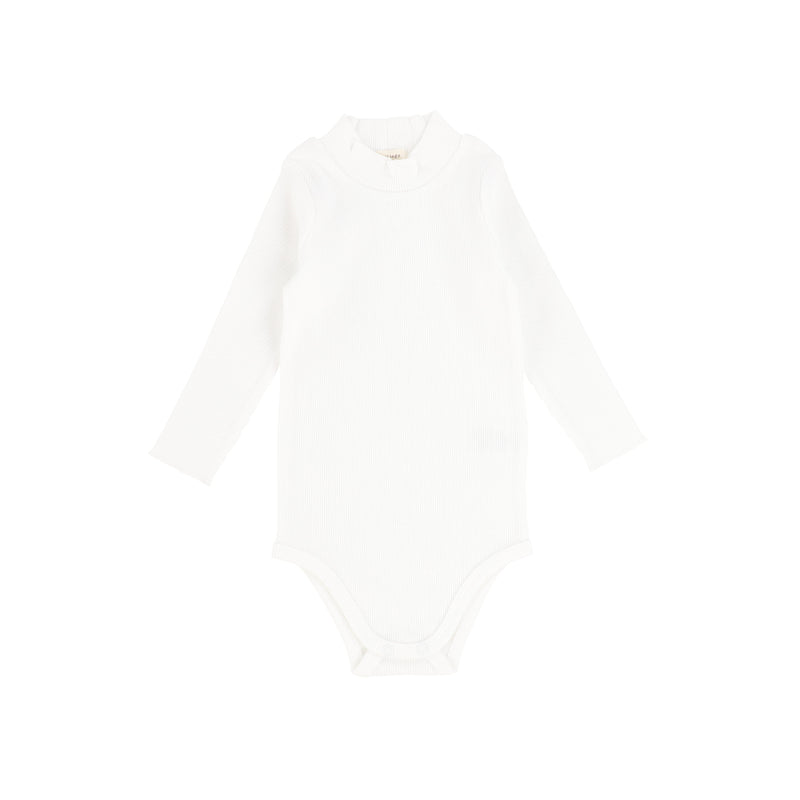 Ribbed Mockneck Onesie